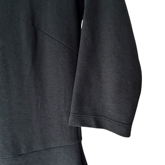 TOAD & CO | NWOT BLACK NIXI DRESS 3/4 SLEEVE ZIPPER POCKET | SIZE: EXTRA SMALL - Picture 4 of 9